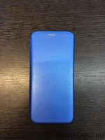 Чехол книжка для Samsung Galaxy A30S (Синяя)