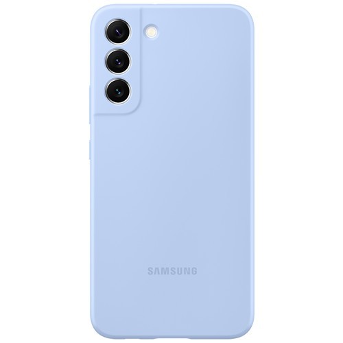 Клип-кейс Samsung Silicone Cover для Galaxy S22+ Голубой (EF-PS906TLEGRU) 1