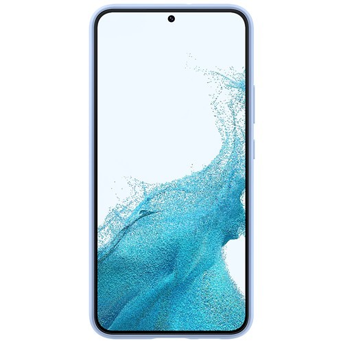 Клип-кейс Samsung Silicone Cover для Galaxy S22+ Голубой (EF-PS906TLEGRU) 4