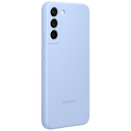 Клип-кейс Samsung Silicone Cover для Galaxy S22+ Голубой (EF-PS906TLEGRU) 5