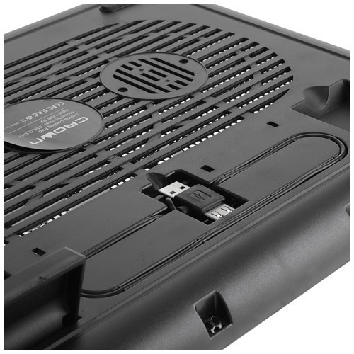 Охлаждающая подставка для ноутбука Crown CMLC-M10 Black (Черная) 7