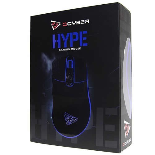 Проводная мышь Qcyber Hype USB оптическая Black (Черная) 4