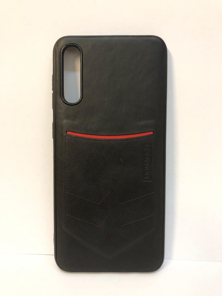 Силиконовая накладка для Samsung Galaxy A50 (Черная) Monarch 1