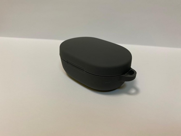 Силиконовый чехол для беспроводных наушников Xiaomi AirDots/Redmi AirDots (Grey) Серый 2
