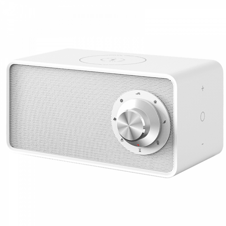 Колонка с поддержкой беспроводной зарядки Qualitell Wireless Charging Speaker White (Белый) 2
