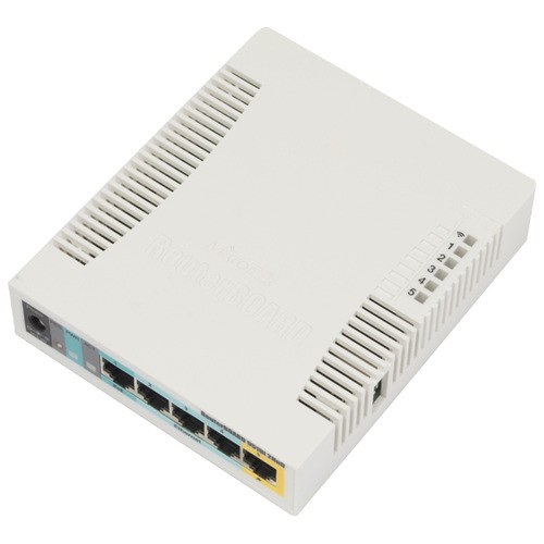 Беспроводной маршрутизатор MikroTik RB951Ui-2HnD 802.11n 300Mbps 5xLAN 1