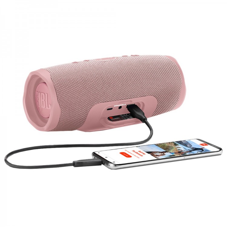 Портативная акустика JBL Charge 4 Pink (Розовый) EAC 6