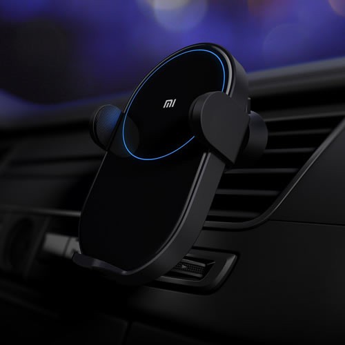 Держатель с беспроводной зарядкой Xiaomi Wireless Car Charger 20W Black (Черный) WCJ02ZM 6