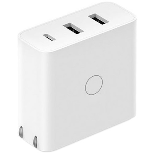 Сетевое зарядное устройство Xiaomi ZMI Fast Charger USB Wall Charger 65W 2 USB, Type-C White (Белый) 1