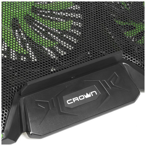 Охлаждающая подставка для ноутбука Crown CMLS-K332 Green (Зеленая) 8