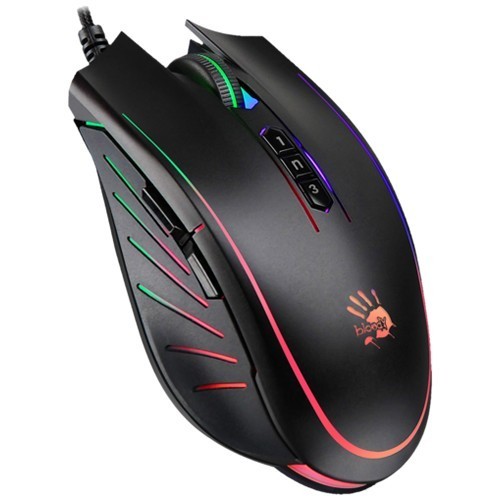 Проводная мышь A4Tech Bloody P81S USB оптическая Black (Черная) 2
