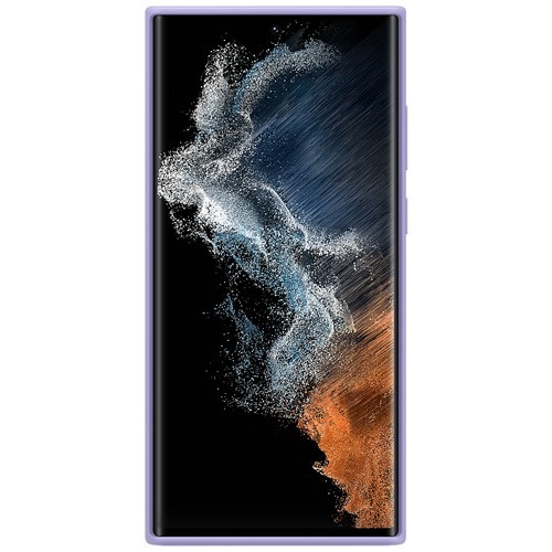 Клип-кейс Samsung Silicone Cover для Galaxy S22 Ultra Фиолетовый (EF-PS908TVEGRU) 4