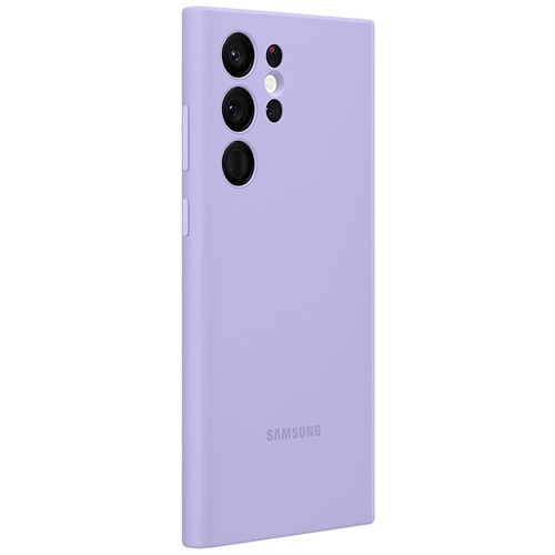 Клип-кейс Samsung Silicone Cover для Galaxy S22 Ultra Фиолетовый (EF-PS908TVEGRU) 5