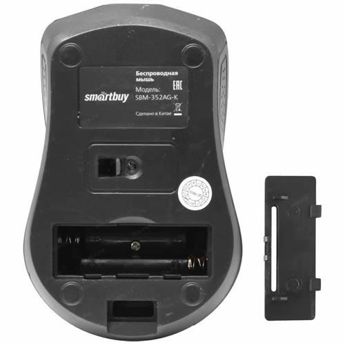 Беспроводная мышь SmartBuy SBM-352AG-K USB Black (Черная) 4