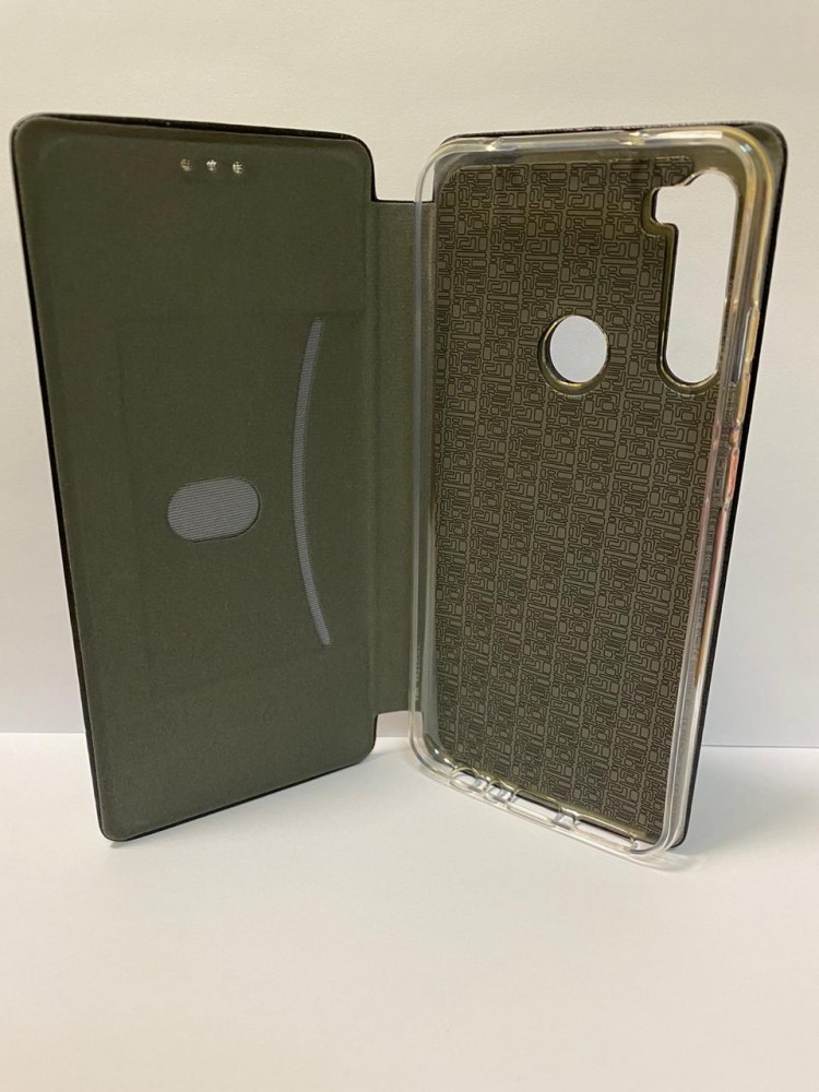 Чехол книжка для Xiaomi redmi Note 8T  (Черная) 2