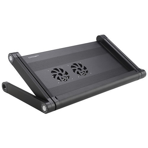 Универсальный стол-подставка с активным охлаждением для ноутбука Crown CMLS-100 Black (Черный) 2