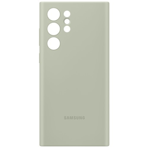 Клип-кейс Samsung Silicone Cover для Galaxy S22 Ultra Оливковый (EF-PS908TMEGRU) 2