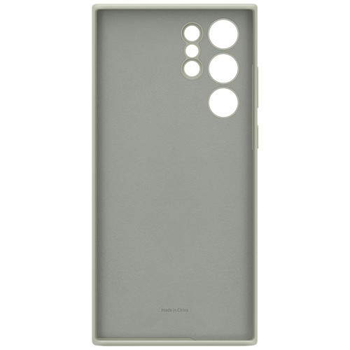 Клип-кейс Samsung Silicone Cover для Galaxy S22 Ultra Оливковый (EF-PS908TMEGRU) 3
