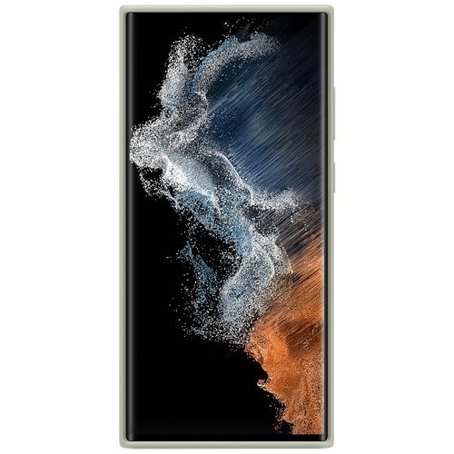 Клип-кейс Samsung Silicone Cover для Galaxy S22 Ultra Оливковый (EF-PS908TMEGRU) 4
