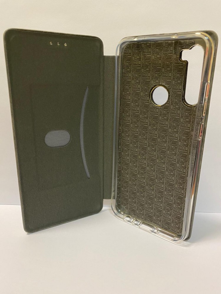 Чехол книжка для Xiaomi redmi Note 8T  (Серая) 2