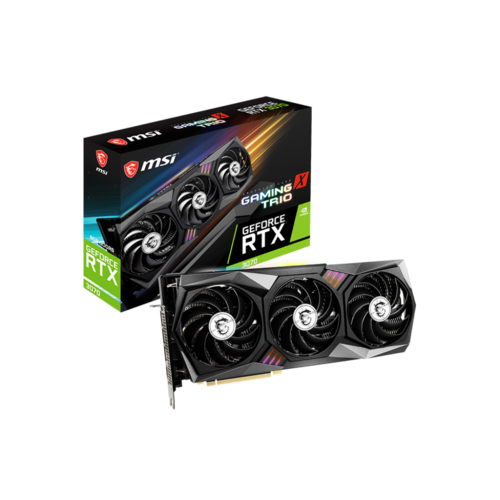 Видеокарта PCI-E MSI nVidia GeForce RTX 3070 Gaming X Trio 8192Mb GDDR6X ( RTX 3070 Gaming X Trio ) Ret EAC 4
