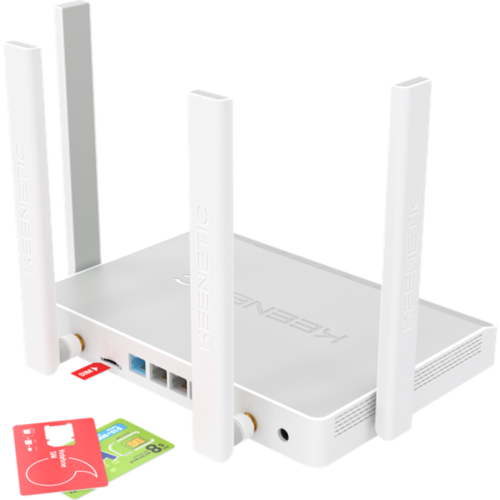 Wi-Fi роутер Keenetic Hero 4G (KN-2310) EAC 3
