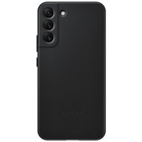 Клип-кейс Samsung Leather для Galaxy S22+ Черный (EF-VS906LBEGRU)
