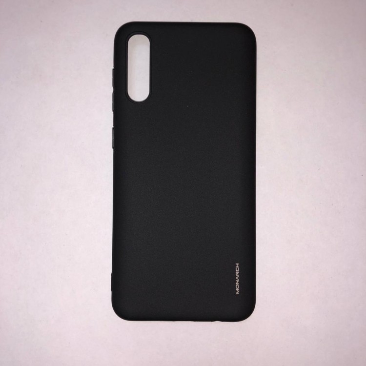 Силиконовая накладка для Samsung Galaxy A30S (Черная) Monarch 1