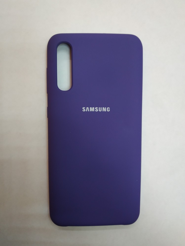 Силиконовая накладка для Samsung Galaxy A50 (Фиолетовая) 1