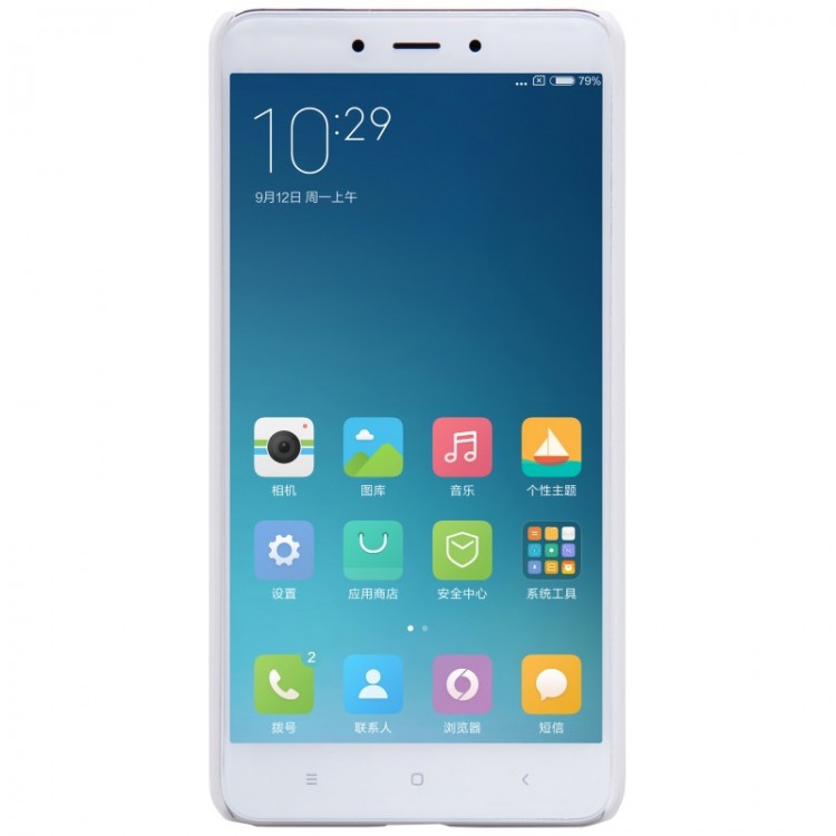 Чехол накладка Nillkin для Xiaomi redmi Note 4X (Белая) 2