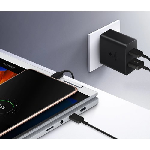 Сетевое зарядное устройство Samsung EP-TA220 35W USB Type-C Black (Черный) без кабеля 4