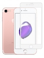 Защитное Стекло iPhone 8 Plus 5D белая рамка
