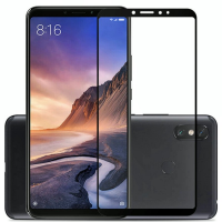 Защитное стекло для Xiaomi Mi Max 3 2D черное