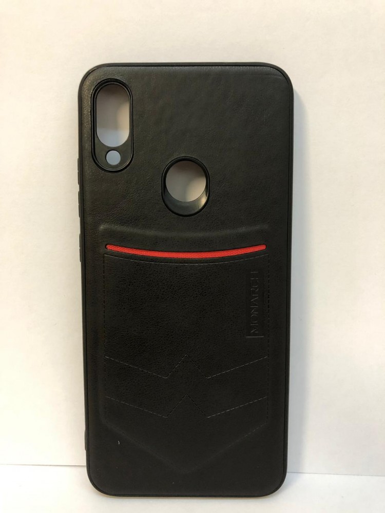Силиконовая накладка для Xiaomi redmi Note 7 (Черная) Monarch 1
