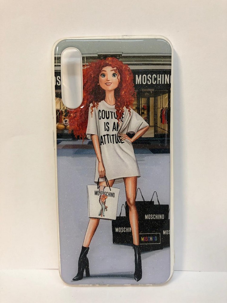 Силиконовая накладка для Samsung Galaxy A30S Цветная (Винил) 1