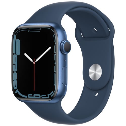 Умные часы Apple Watch Series 7 45 мм Blue Aluminium Case, Blue Sport Band 1