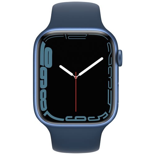 Умные часы Apple Watch Series 7 45 мм Blue Aluminium Case, Blue Sport Band 2