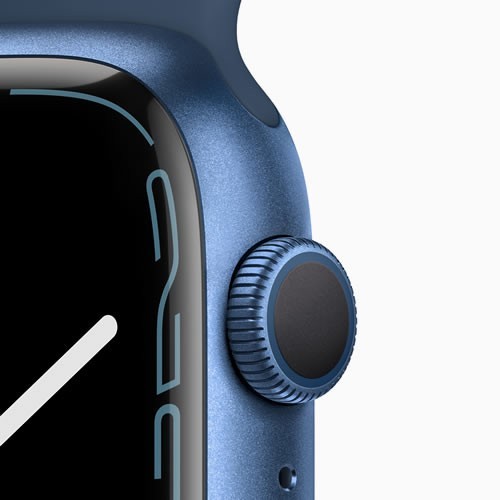 Умные часы Apple Watch Series 7 45 мм Blue Aluminium Case, Blue Sport Band 3