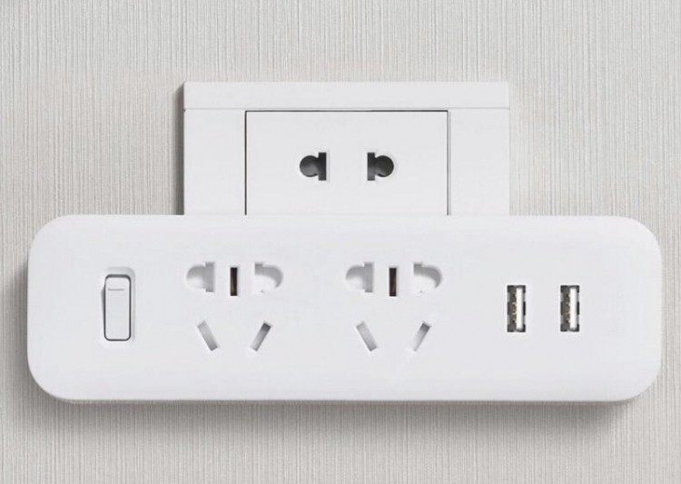 Разветвитель Xiaomi Mi Power Strip 2 розетки / 2 USB порта 2