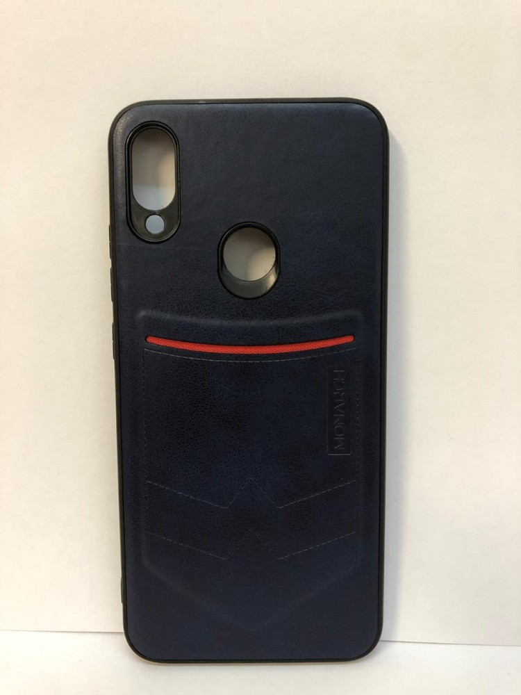 Силиконовая накладка для Xiaomi redmi Note 7 (Темно-синяя) Monarch 1