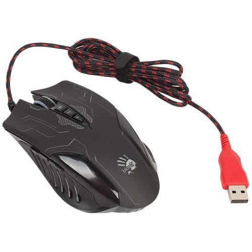 Проводная мышь A4Tech Bloody Q51 USB оптическая Black (Черная) 3