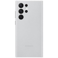 Клип-кейс Samsung Leather для Galaxy S22 Ultra Серый (EF-VS908LJEGRU)