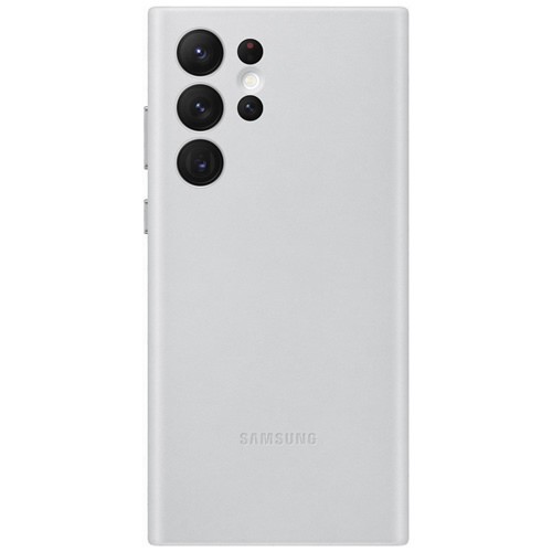 Клип-кейс Samsung Leather для Galaxy S22 Ultra Серый (EF-VS908LJEGRU) 1