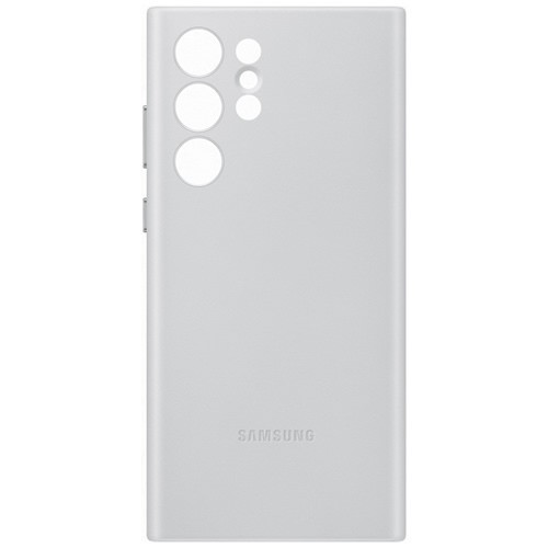 Клип-кейс Samsung Leather для Galaxy S22 Ultra Серый (EF-VS908LJEGRU) 3