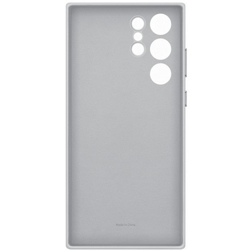 Клип-кейс Samsung Leather для Galaxy S22 Ultra Серый (EF-VS908LJEGRU) 4