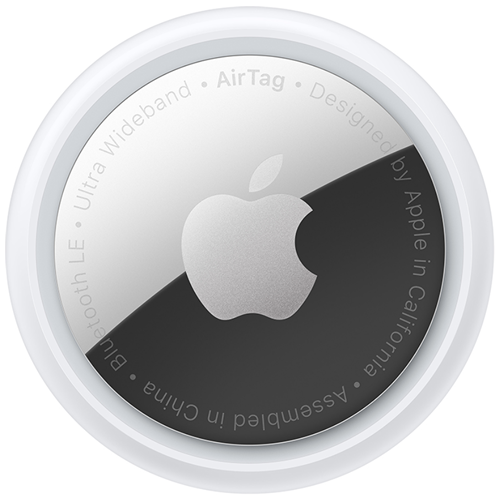 Трекер Apple AirTag White/Silver (Белый/Серебристый), 1 шт. 1