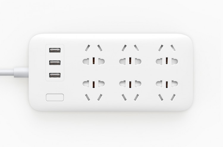 Удлинитель Xiaomi Mi Power Strip (CXB6-1QM), 1.8 м 1