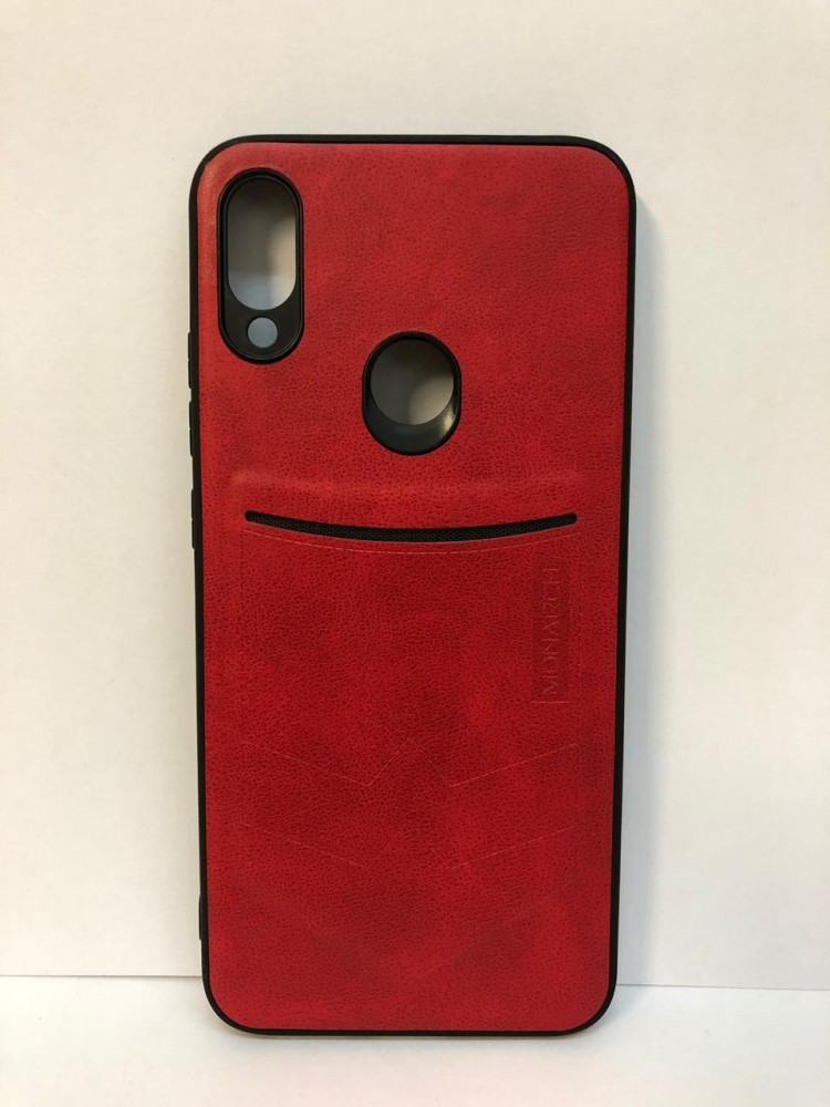 Силиконовая накладка для Xiaomi redmi Note 7 (Красная) Monarch 1