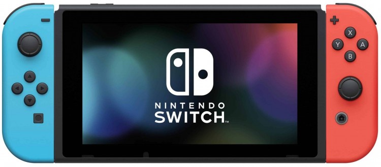 Игровая приставка Nintendo Switch Rev.2 32Gb Neon Blue/Neon Red (Неоновый синий/Неоновый красный) 1