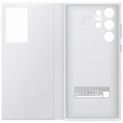 Чехол-книжка Samsung Clear View для Galaxy S22 Ultra Белый (EF-ZS908CWEGRU) 5